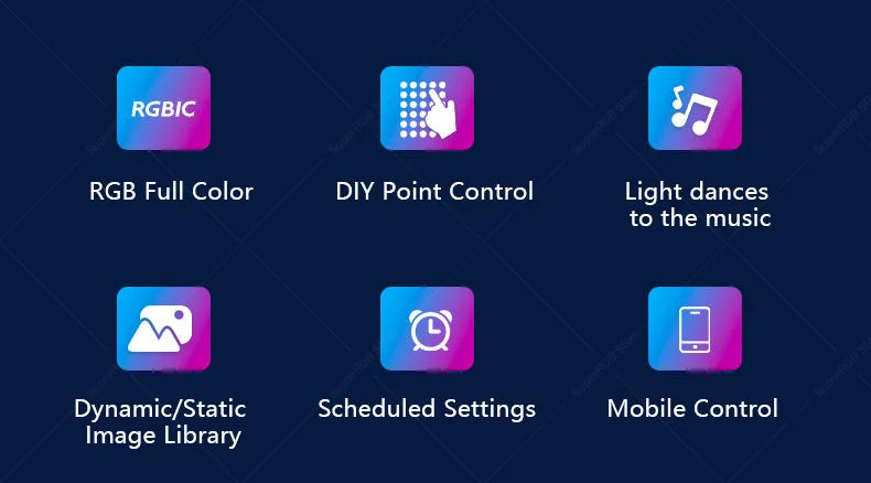 Inteligentna kurtyna świetlna LED 400 diod, sterowanie Bluetooth i pilotem, dekoracja pokoju z efektami muzycznymi i tekstem DIY