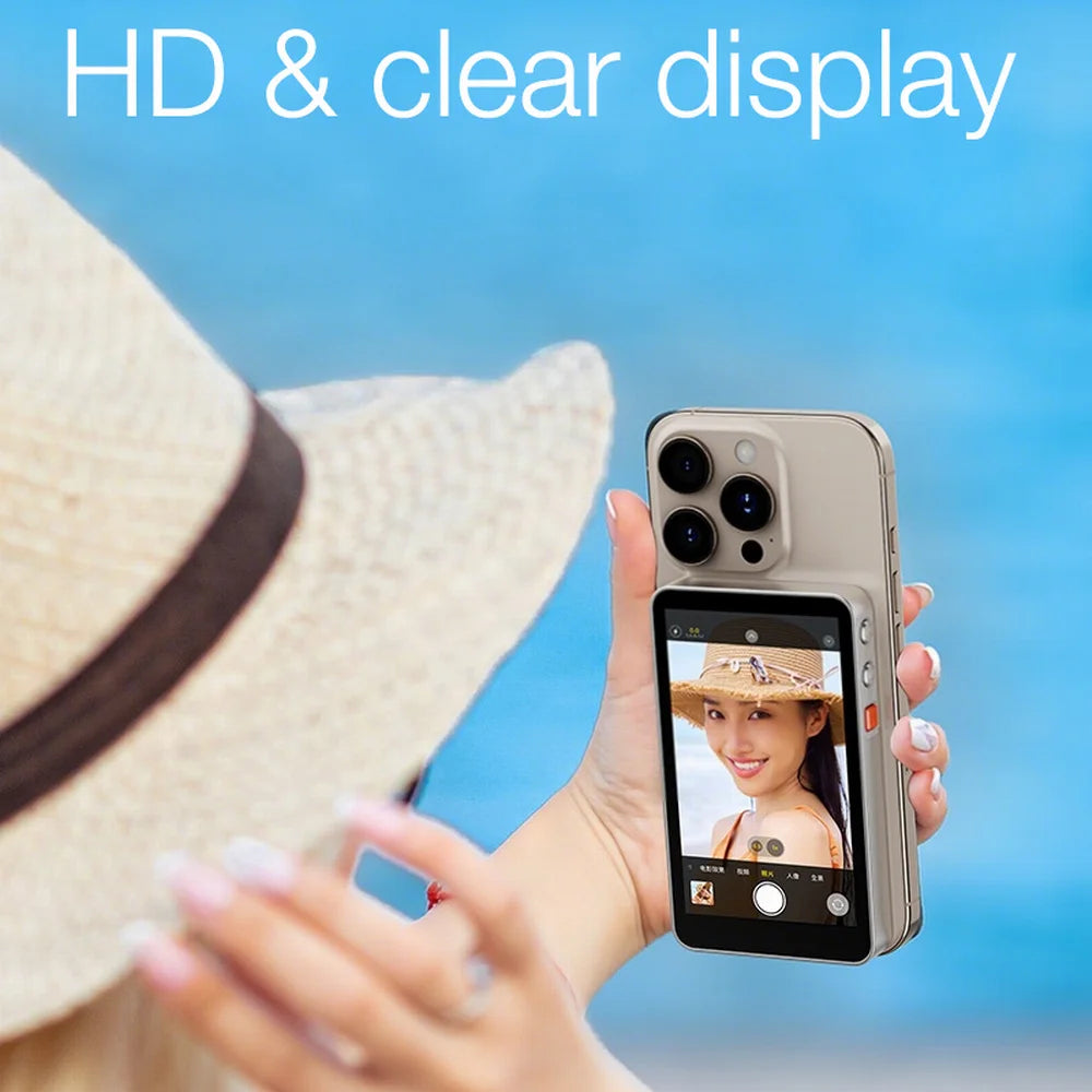 Magnetyczny Projektor Ekranu Smartfona Full HD - Zestaw Vlog z Bluetooth