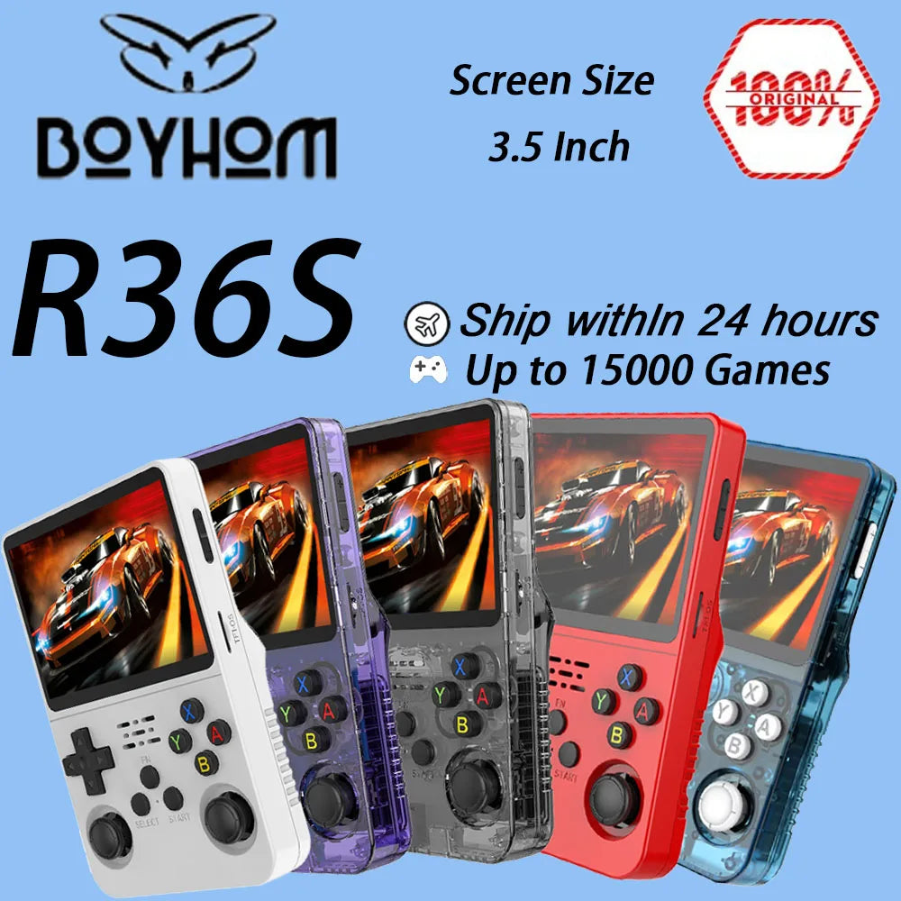 "Konsola retro ARKOS R36S z 10000 gier ekran 3.5 cala IPS"