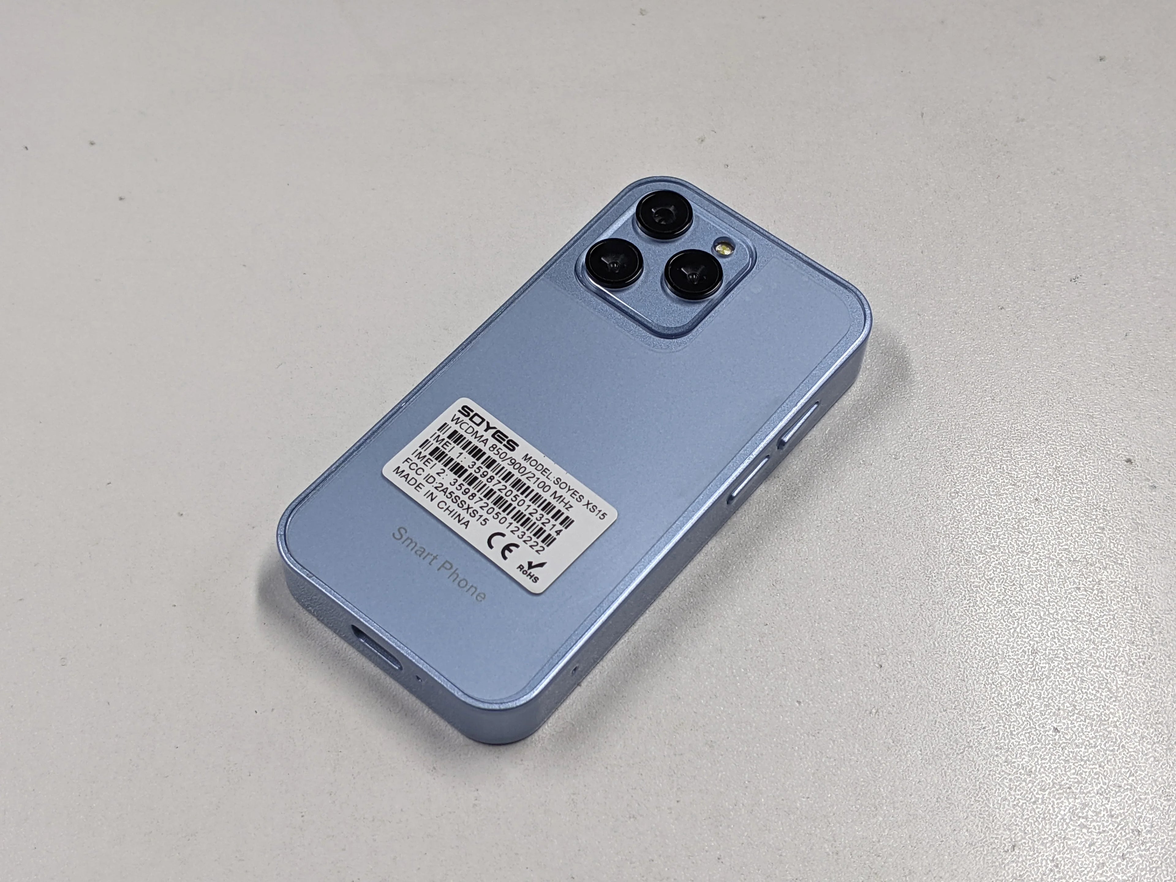 Mini Telefon SOYES XS15 - 3.0 cala, 16GB ROM, 2GB RAM, Dual SIM, Android