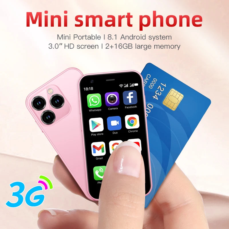 Mini Telefon SOYES XS15 - 3.0 cala, 16GB ROM, 2GB RAM, Dual SIM, Android