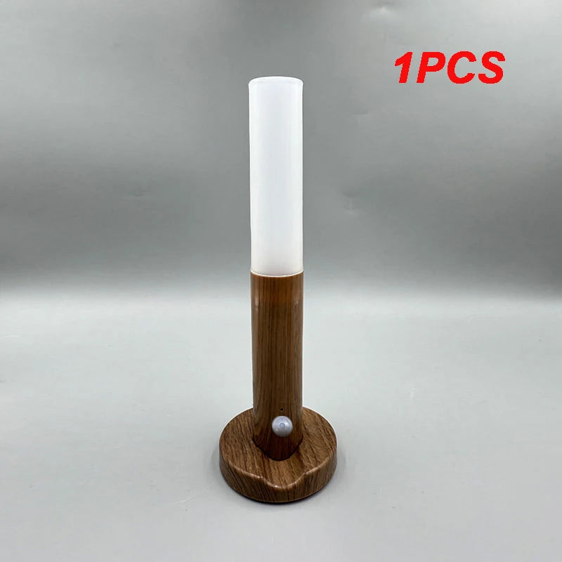 Lampka Nocna LED z Czujnikiem Ruchu USB - Magnetyczna Lampka do Szafy, Sypialni, Garderoby