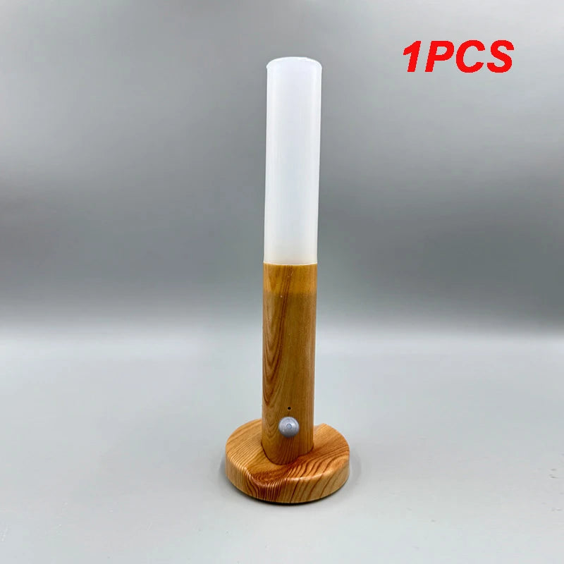 Lampka Nocna LED z Czujnikiem Ruchu USB - Magnetyczna Lampka do Szafy, Sypialni, Garderoby