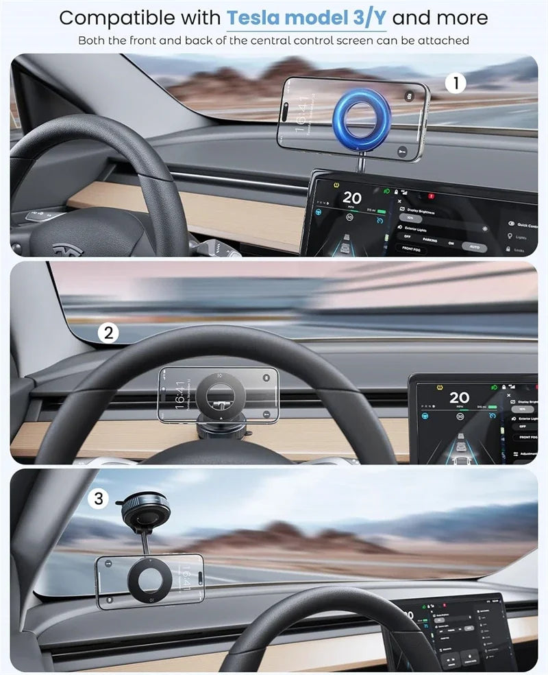 Magnetyczny Uchwyt Samochodowy MagSafe 360° - TYLKO 1 SZTUKA NA OSOBĘ